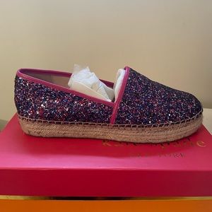 Sparkling Kate spade espadrilles